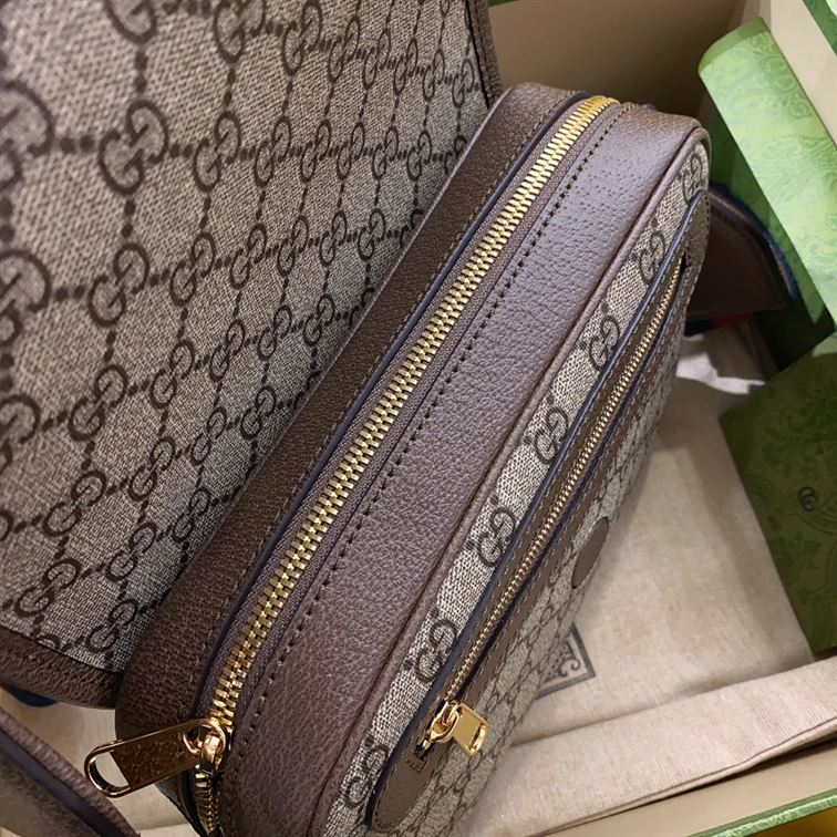 Ophidia mini GG shoulder bag Beige and ebony – GB051