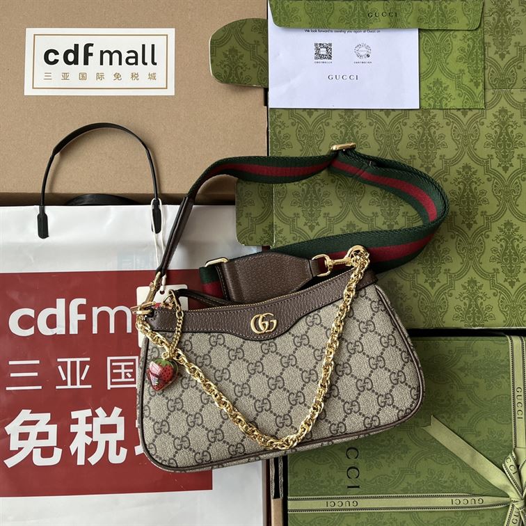 Ophidia small handbag Beige and ebony GG Supreme canvas – GB050