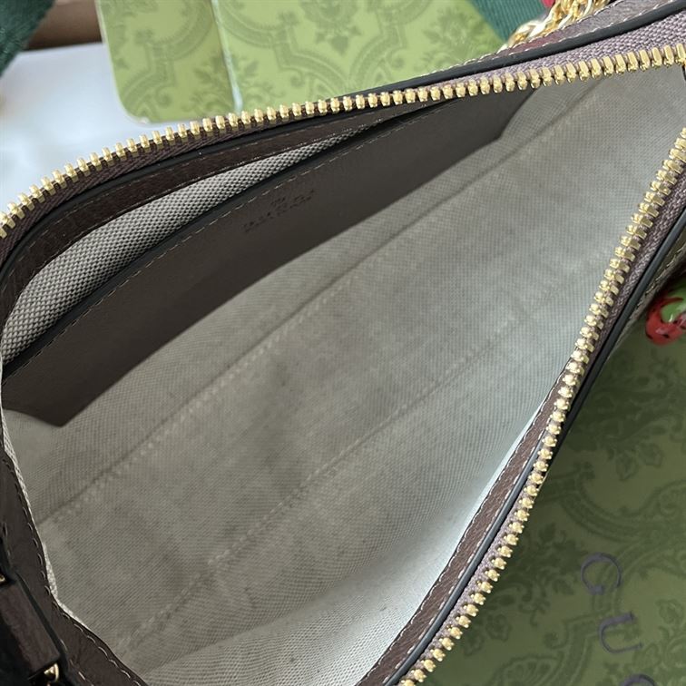 Ophidia small handbag Beige and ebony GG Supreme canvas – GB050