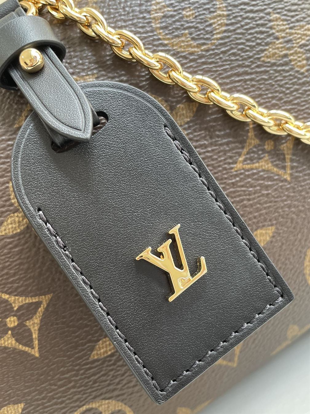 Petite Malle Souple handbag Monogram canvas Black – LB018