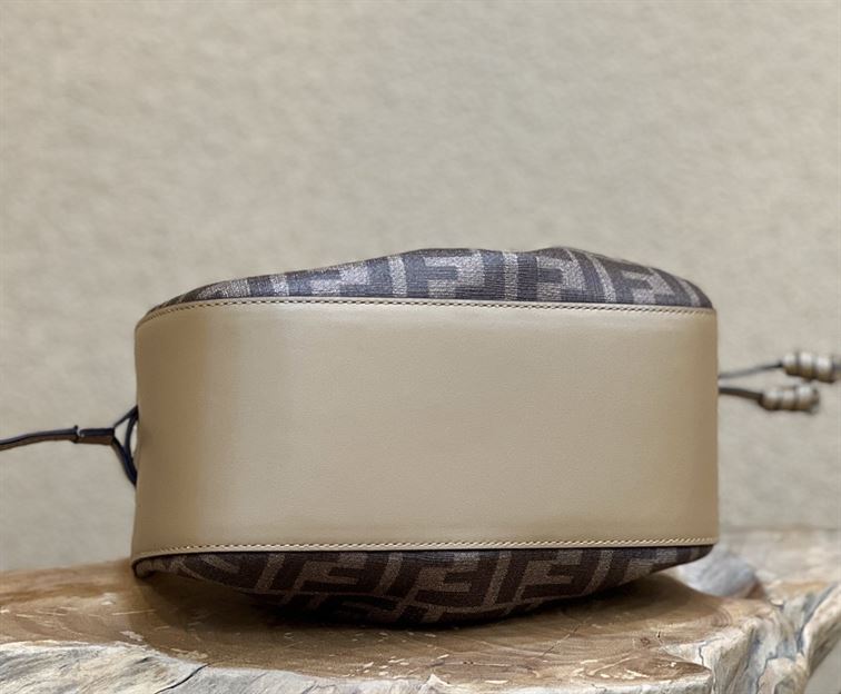 Pomodorino Brown FF fabric mini-bag – FB021
