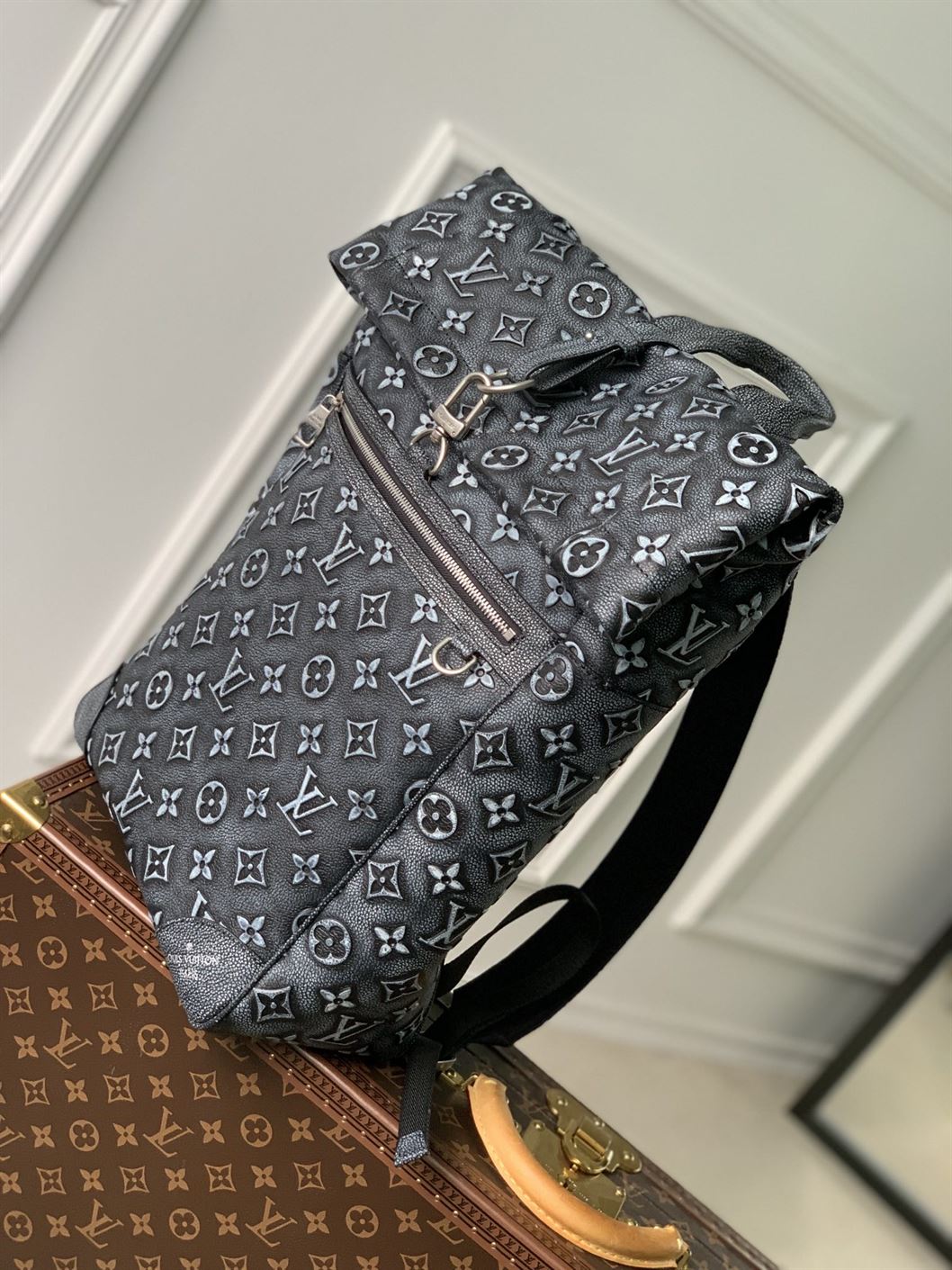 Roll Top Backpack Charcoal – LB005