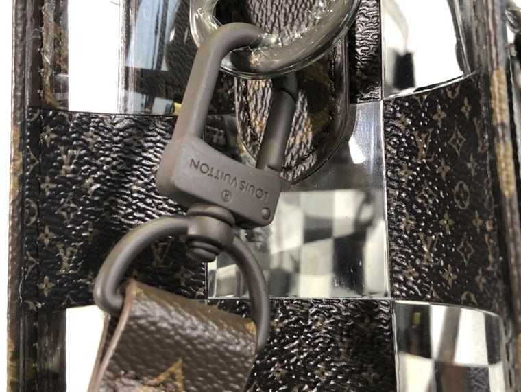 Sac Plat Tote Bag Monogram Chess canvas and PVC – LB033