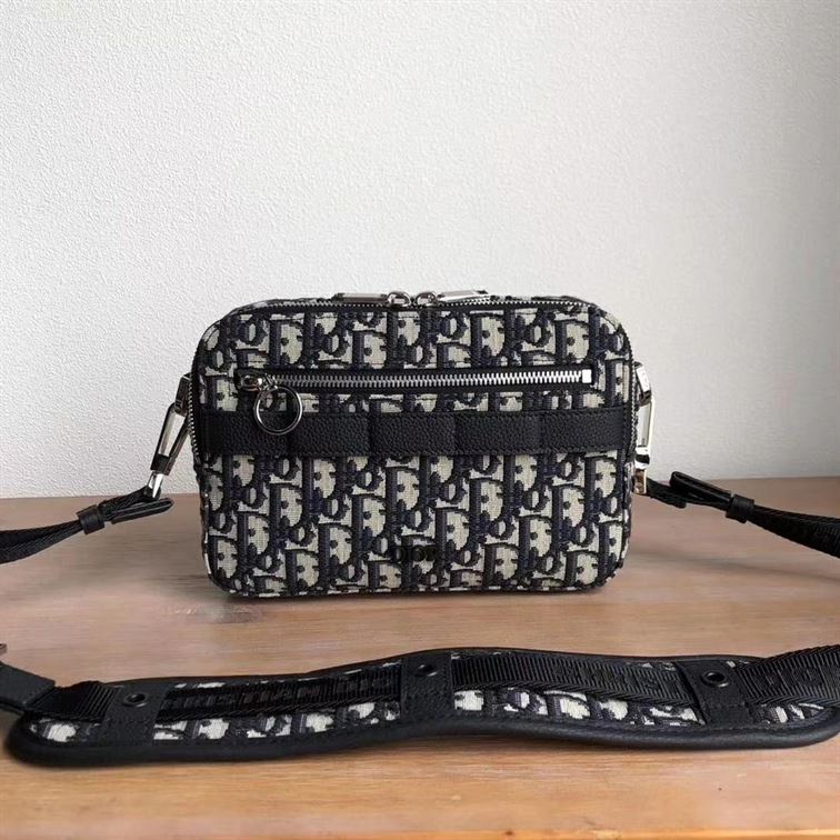 Safari messenger bag Beige and Black – DB013