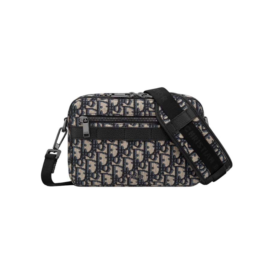 Safari messenger bag Beige and Black – DB013