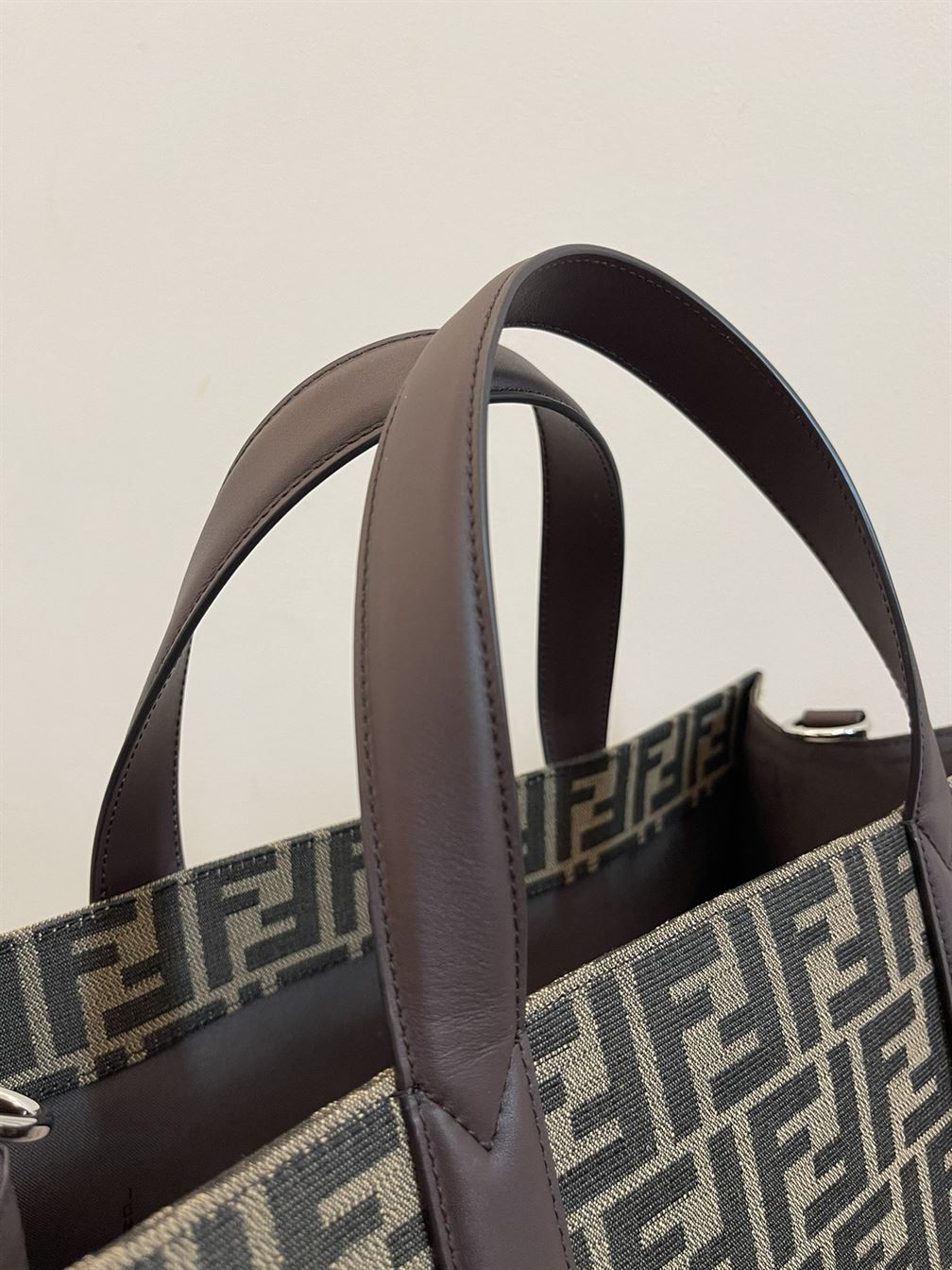 Shopper FF jacquard fabric bag – FB002
