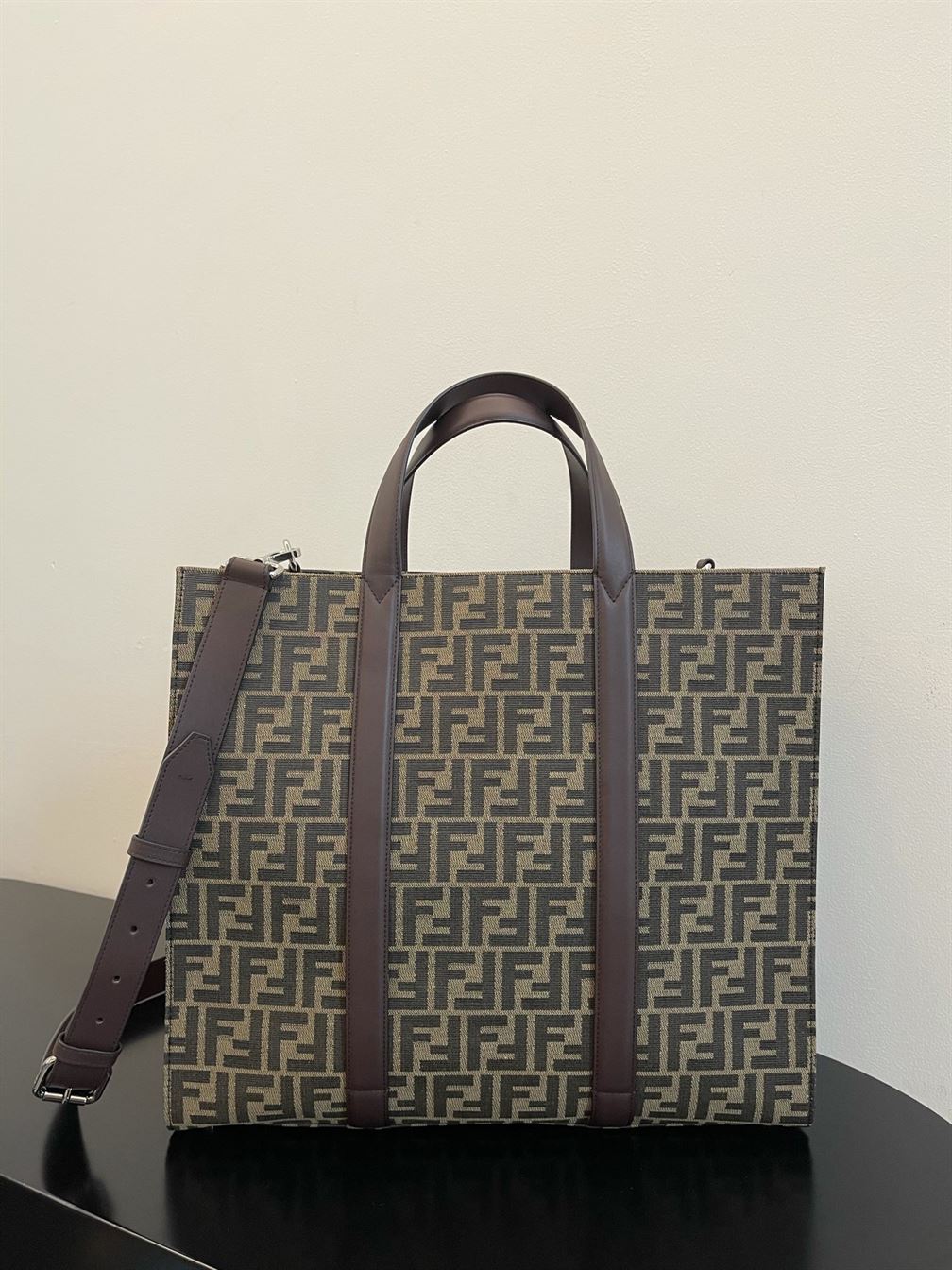 Shopper FF jacquard fabric bag – FB002