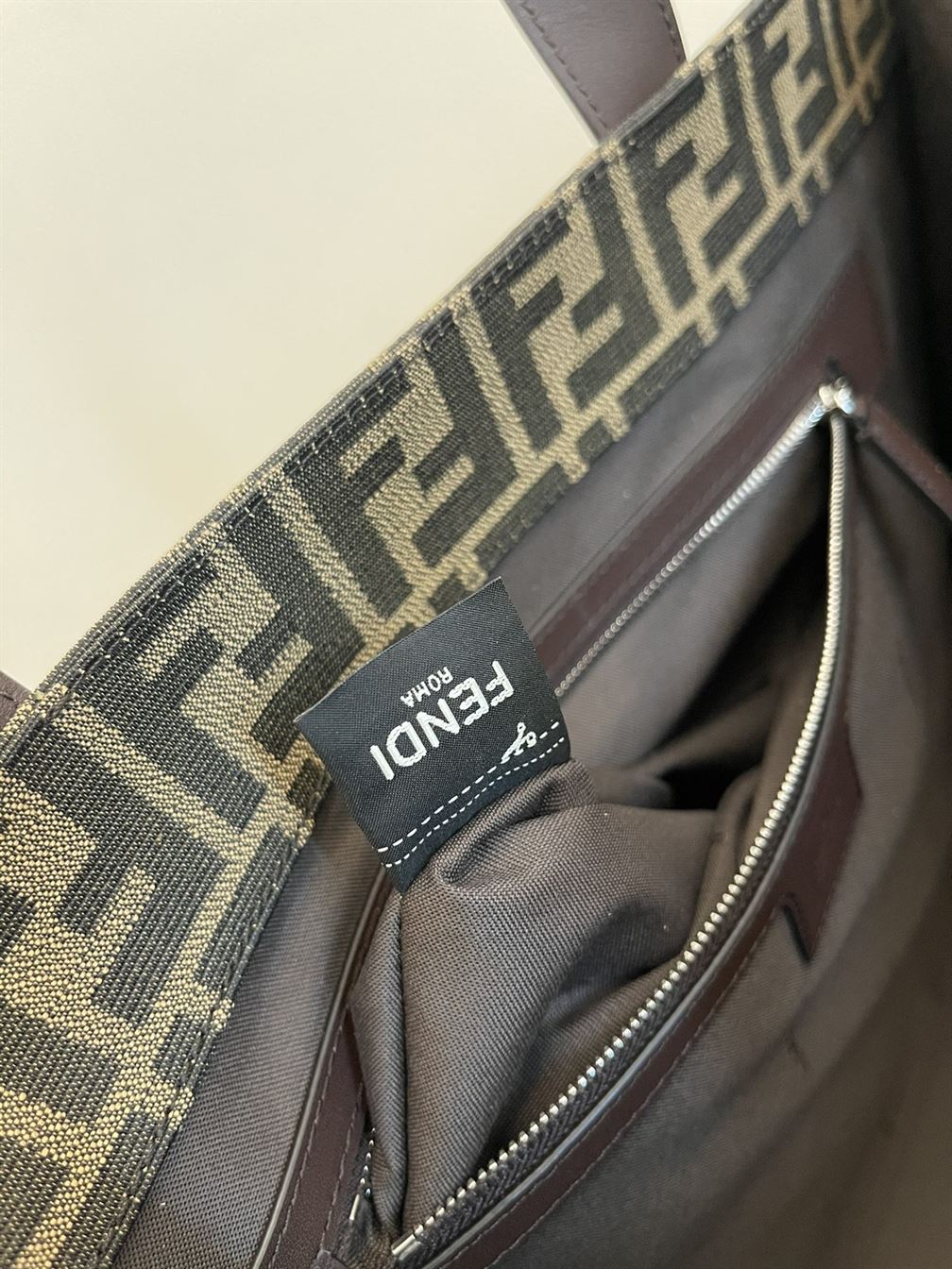 Shopper FF jacquard fabric bag – FB002