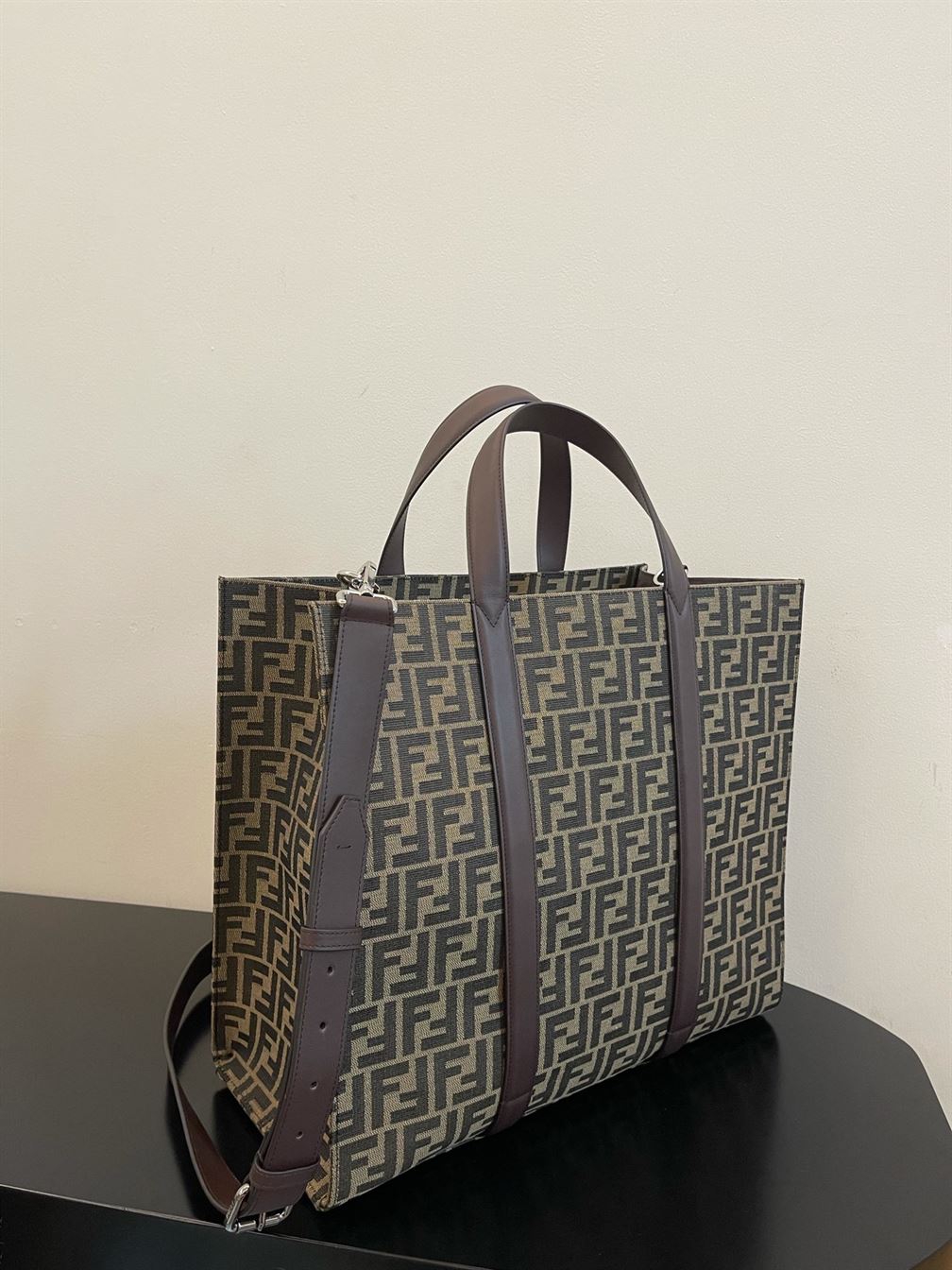 Shopper FF jacquard fabric bag – FB002
