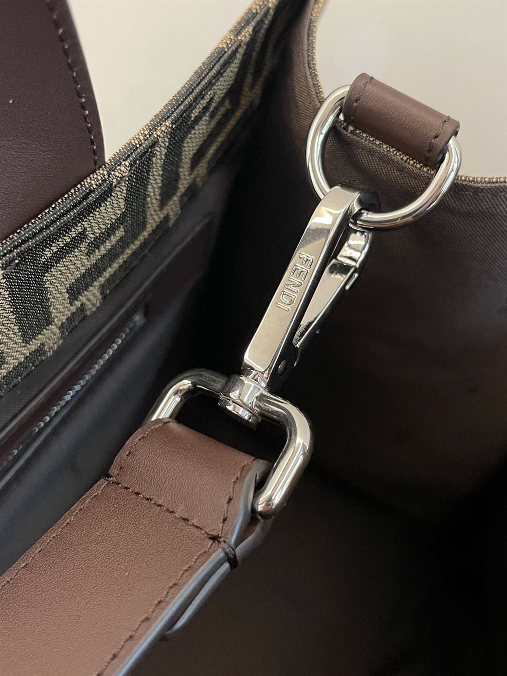 Shopper FF jacquard fabric bag – FB002