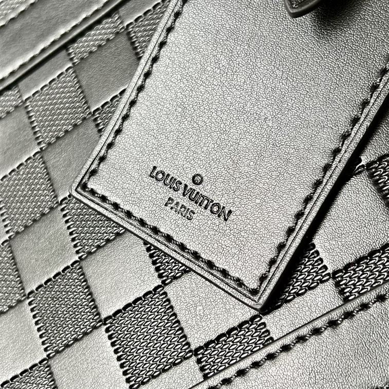 Sirius Briefcase Damier Infini Onyx cowhide leather – LB020