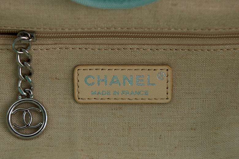 Small Shopping Bag Mixed Fibers Light Blue – CB005
