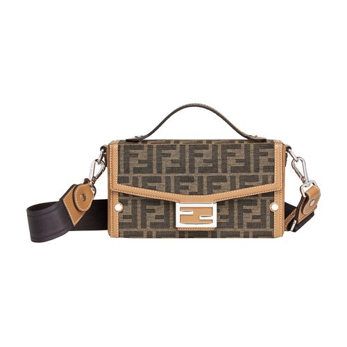 Soft Trunk Baguette Brown FF fabric bag – FB030
