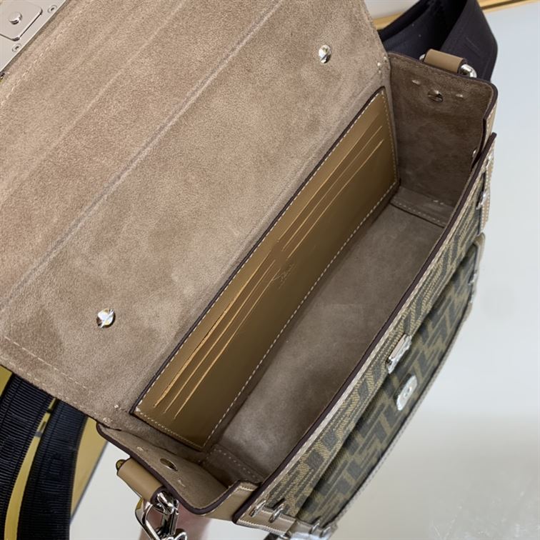 Soft Trunk Baguette Brown FF fabric bag – FB030