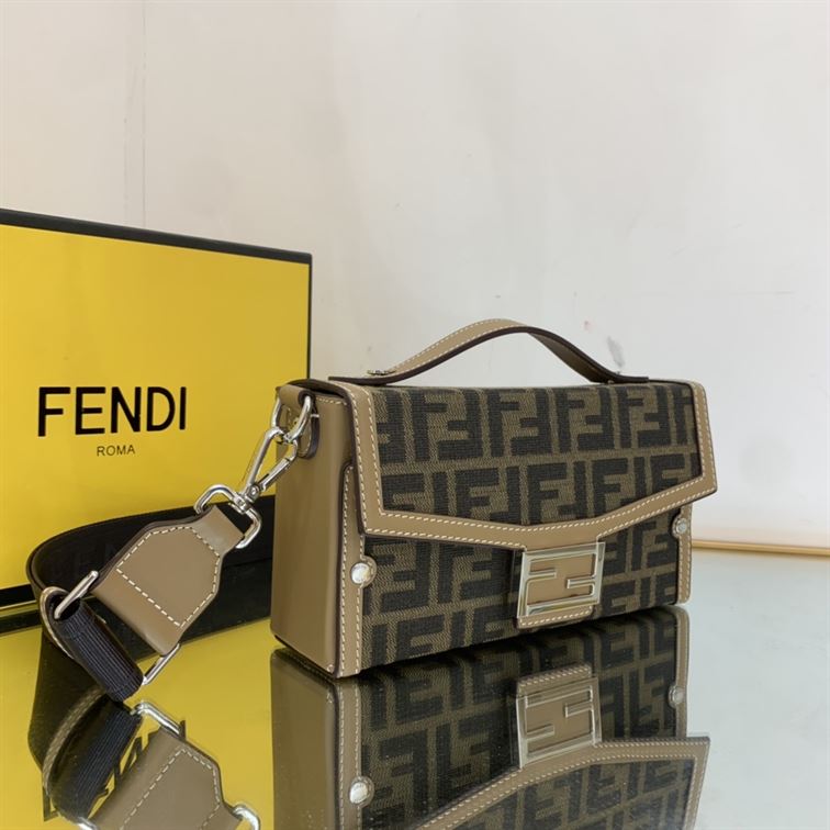 Soft Trunk Baguette Brown FF fabric bag – FB030