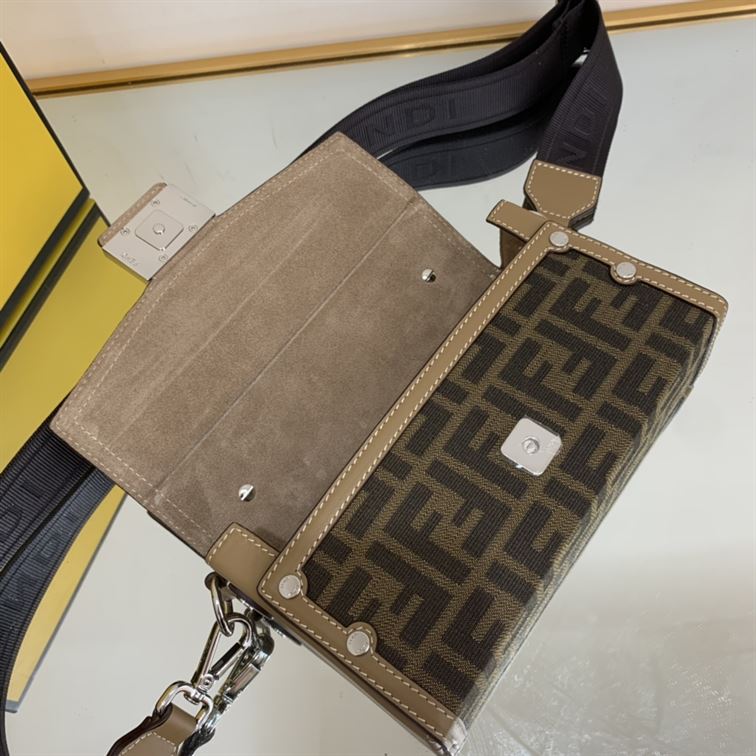 Soft Trunk Baguette Brown FF fabric bag – FB030