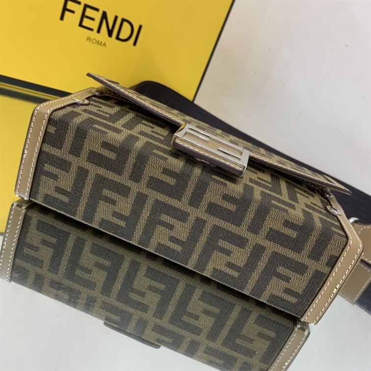 Soft Trunk Baguette Brown FF fabric bag – FB030
