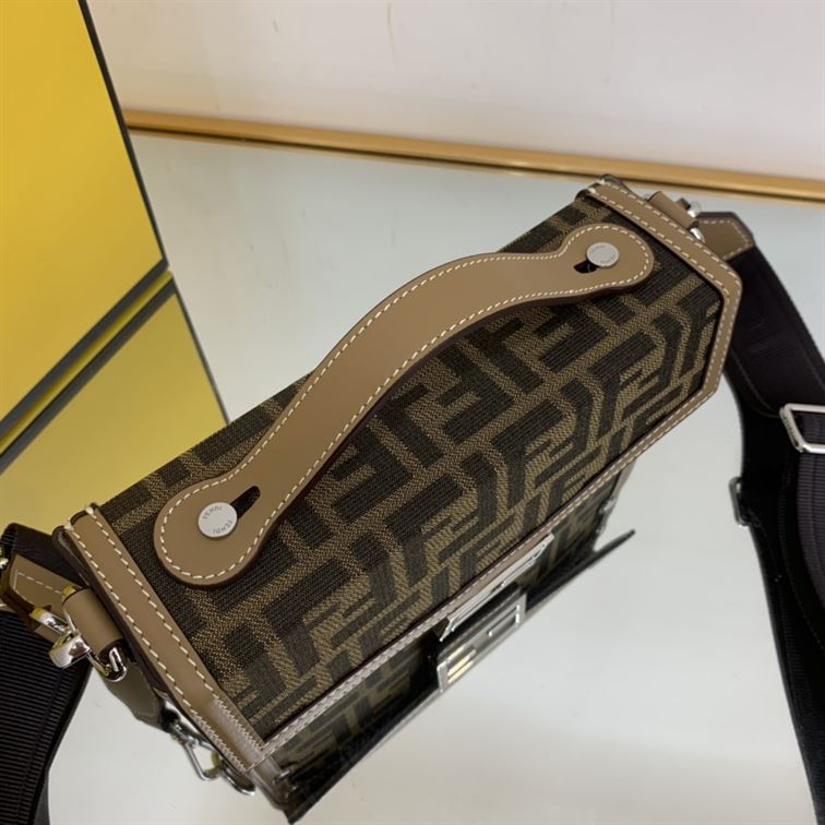 Soft Trunk Baguette Brown FF fabric bag – FB030