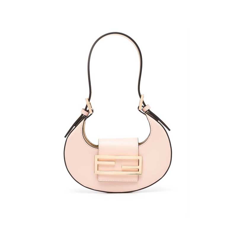 Fendi Cookie Pale pink leather mini bag – FB020