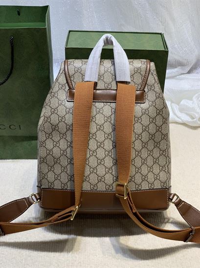 Backpack with Interlocking G Beige and ebony – GB069