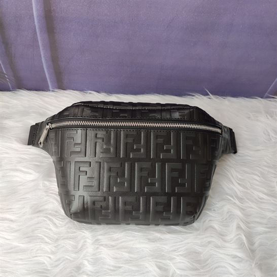 Belt bag Black nappa leather – FB039