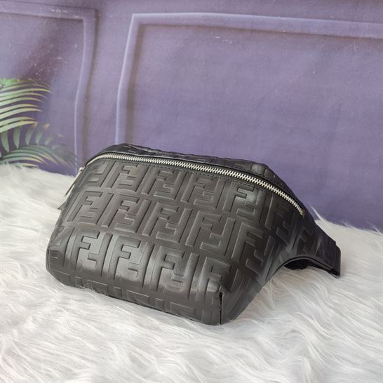 Belt bag Black nappa leather – FB039
