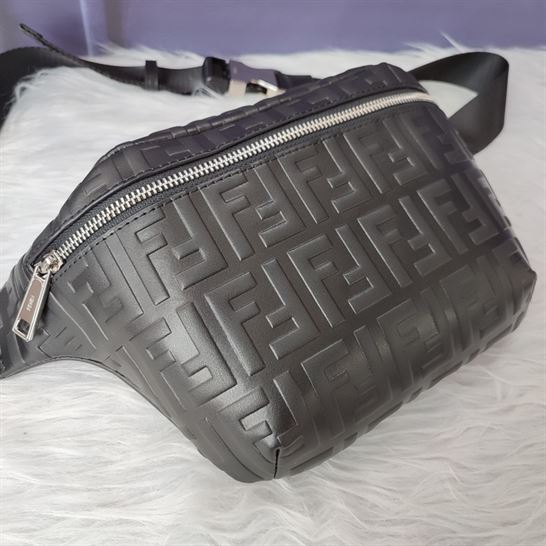 Belt bag Black nappa leather – FB039