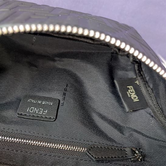 Belt bag Black nappa leather – FB039