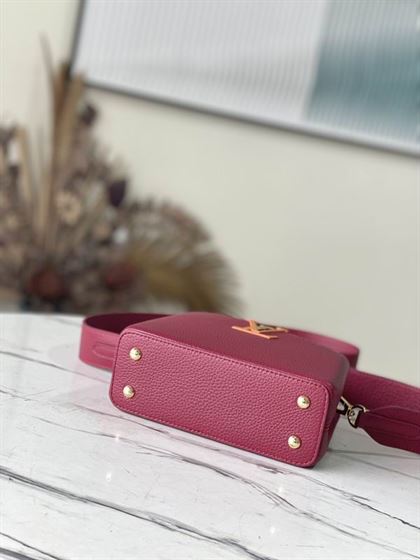 Capucines Mini handbag Griotte Red Honey – LB038