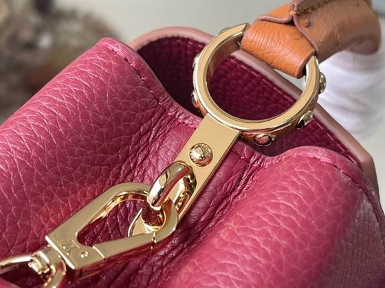 Capucines Mini handbag Griotte Red Honey – LB038