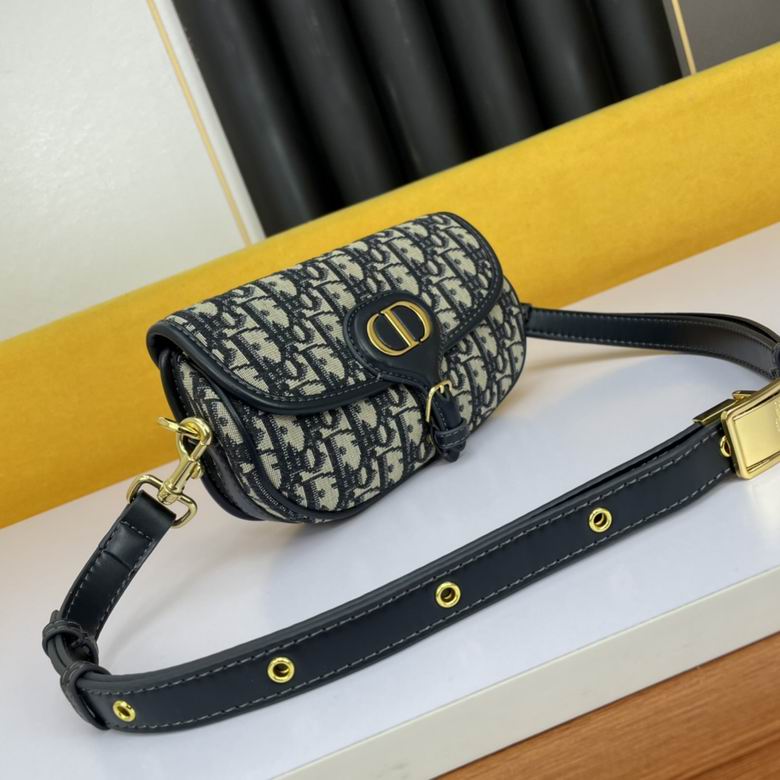 Dior Bobby East-West bag Blue Dior Oblique Jacquard – DB036