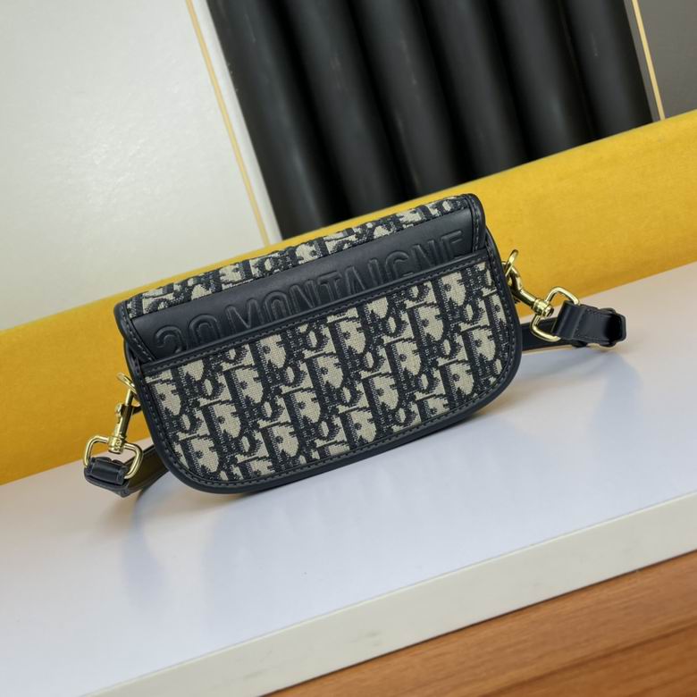 Dior Bobby East-West bag Blue Dior Oblique Jacquard – DB036
