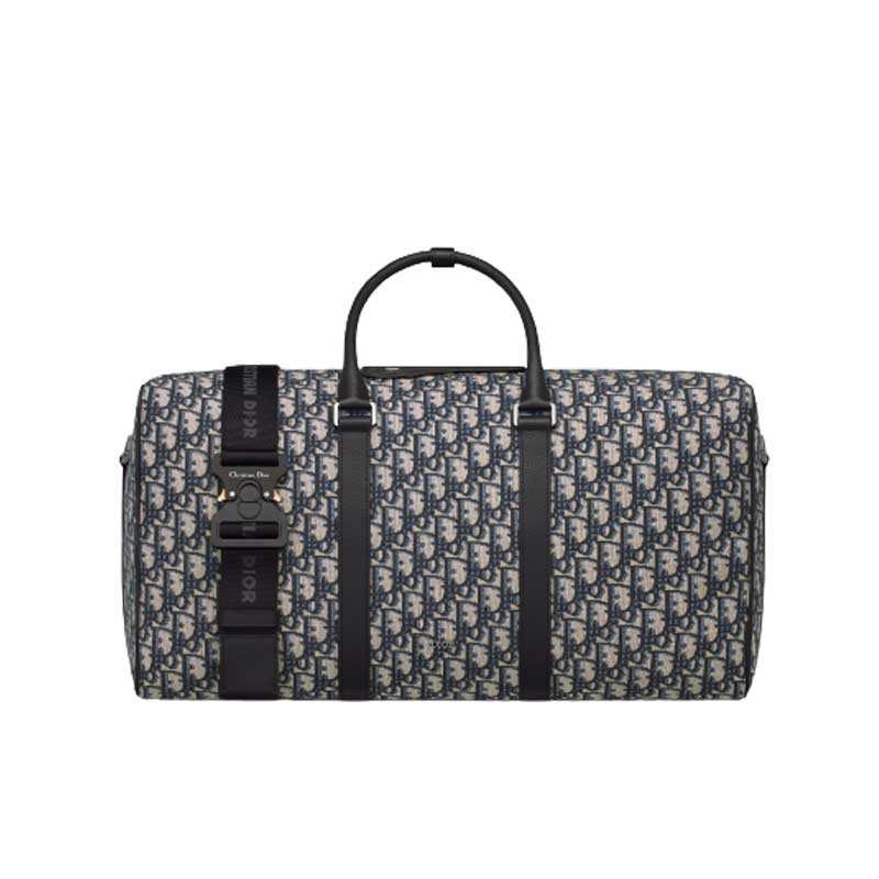 Dior Lingot 50 Duffle bag Beige and Black – DB046