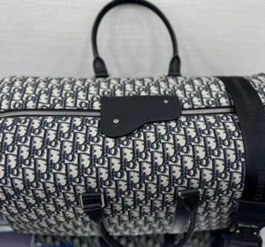 Dior Lingot 50 Duffle bag Beige and Black - DB046