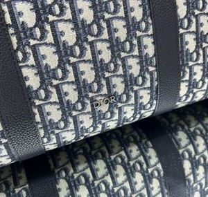 Dior Lingot 50 Duffle bag Beige and Black - DB046