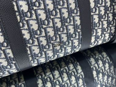 Dior Lingot 50 Duffle bag Beige and Black – DB046