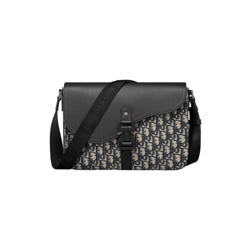 Dior Saddle Messenger bag Beige and Black – DB029
