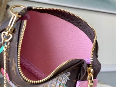 Félicie Pochette Pink Monogram coated canvas – LB040
