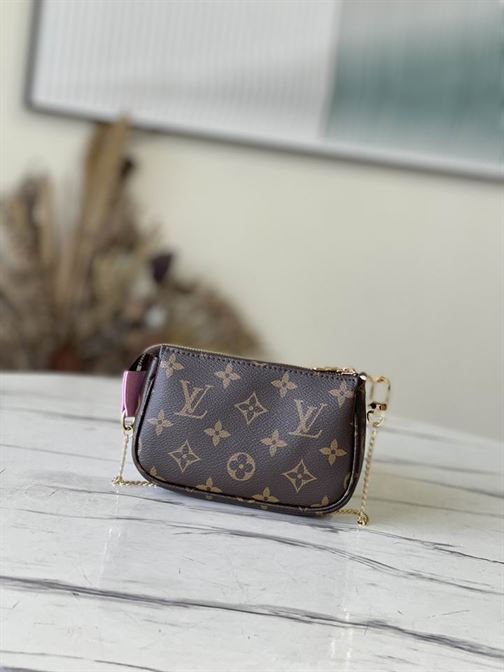 Félicie Pochette Pink Monogram coated canvas – LB040