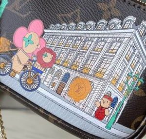 Félicie Pochette Pink Monogram coated canvas - LB040