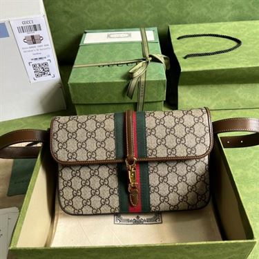 Jackie 1961 belt bag Beige and ebony – GB073