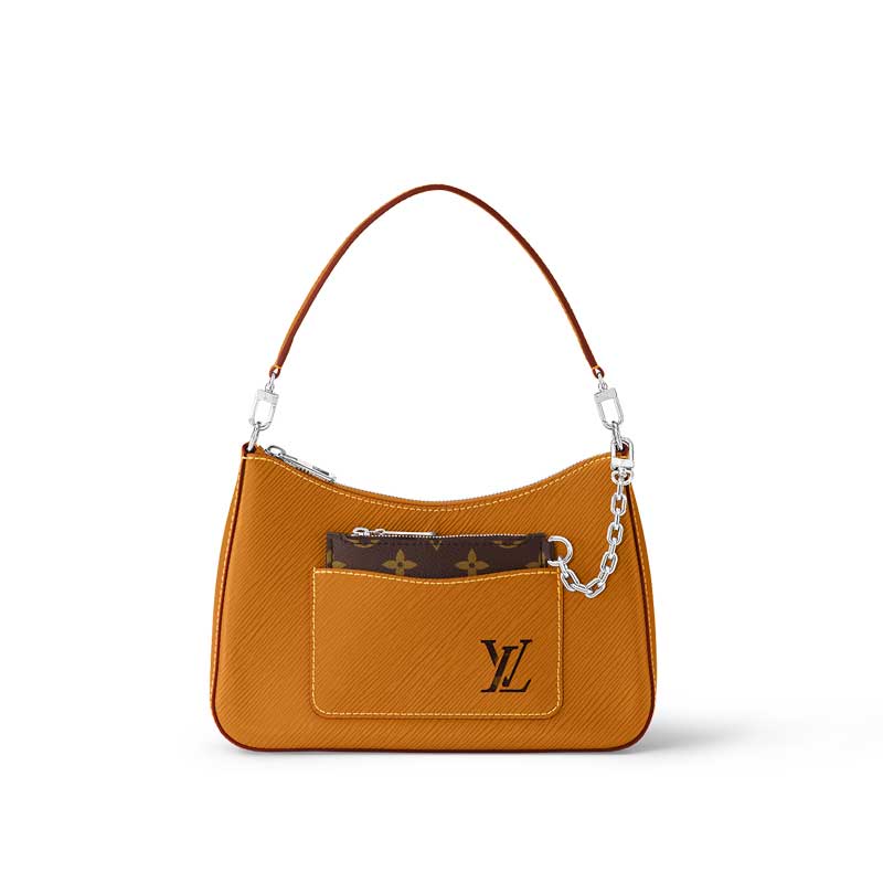 Marelle handbag Honey Gold Epi grained cowhide leather – LB056