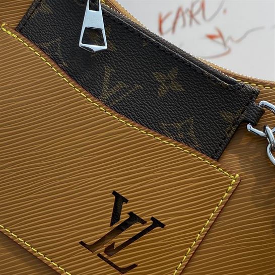 Marelle handbag Honey Gold Epi grained cowhide leather – LB056