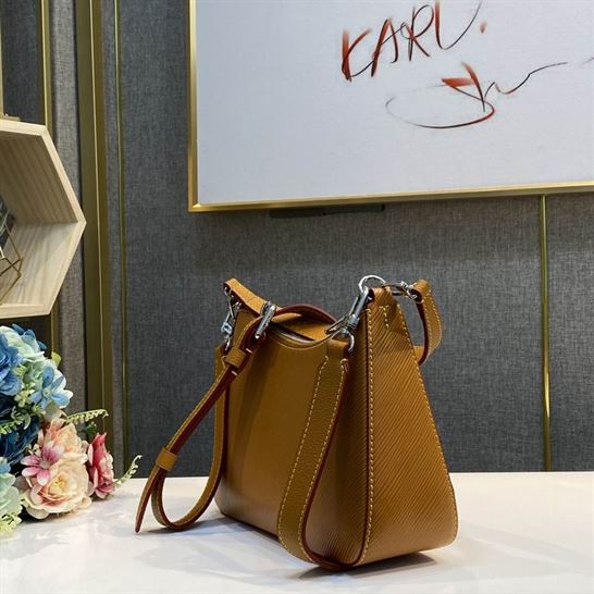 Marelle handbag Honey Gold Epi grained cowhide leather – LB056