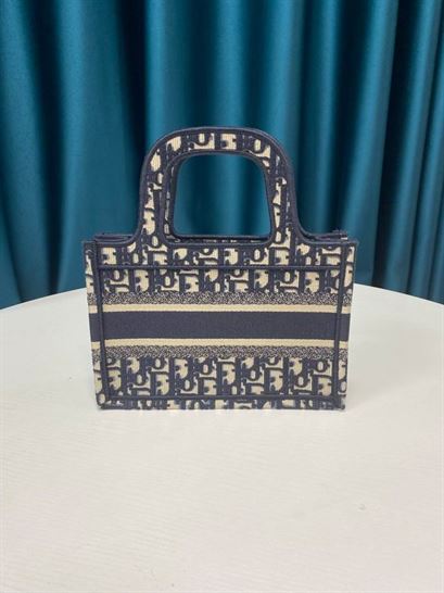 Mini Dior Book Tote Blue – DB034
