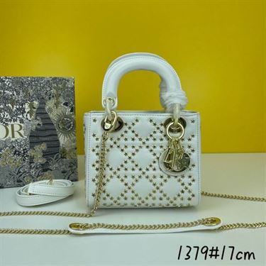 Mini Lady Dior Bag Latte Lucky Star Cannage Lambskin – DB035