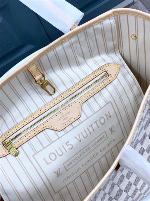Neverfull MM Tote bag Damier Azur canvas – LB061