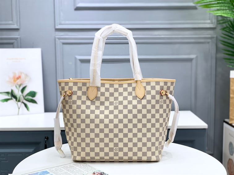 Neverfull MM Tote bag Damier Azur canvas – LB061