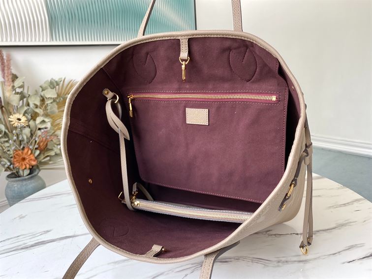 Neverfull MM Tote bag Monogram Empreinte leather – LB057