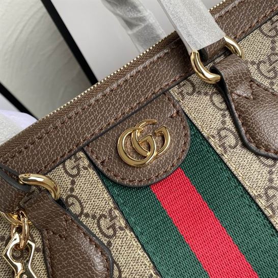 Ophidia GG medium tote bag Beige ebony - GB075